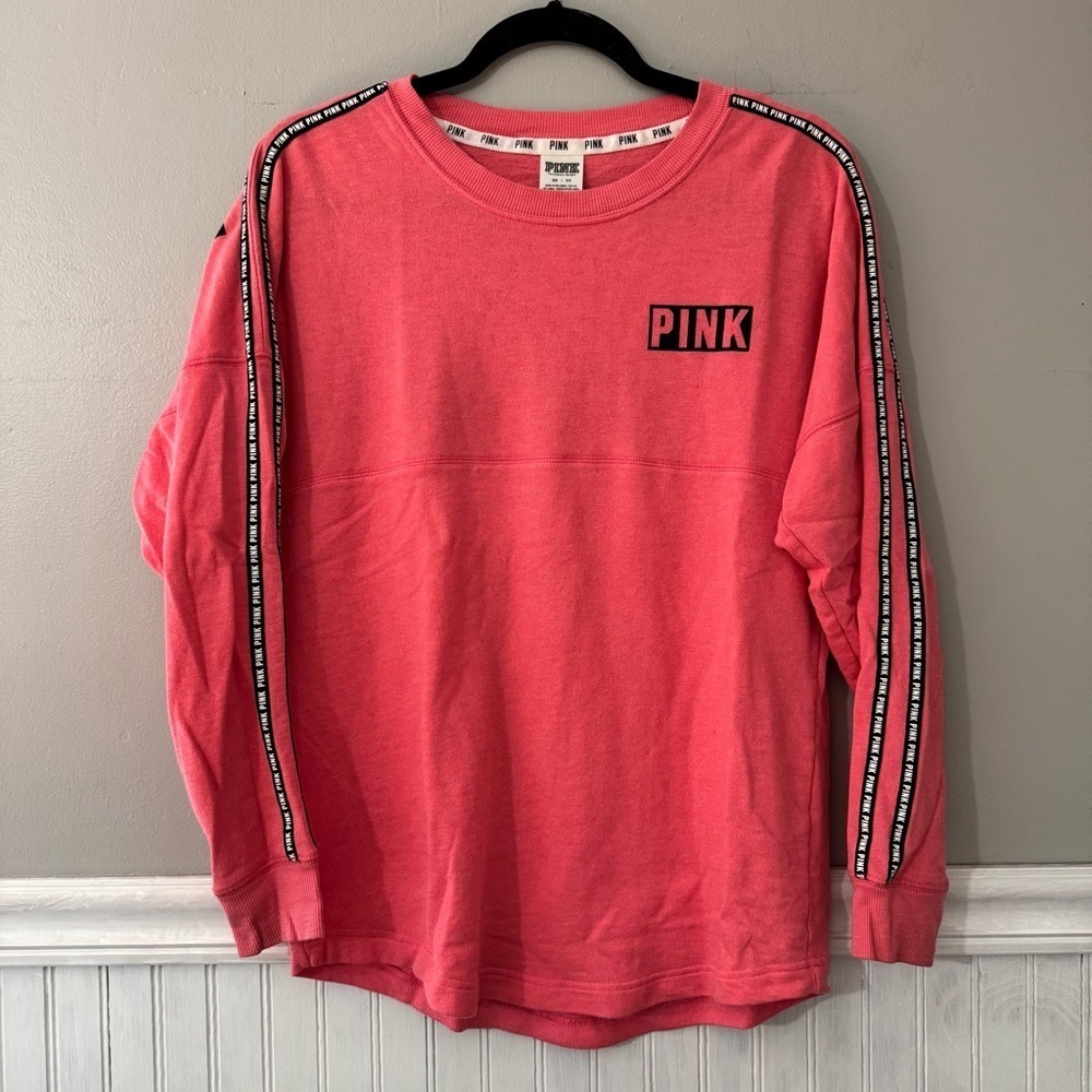 PINK Victoria’s Secret Long Sleeve Pink Shirt Size XS